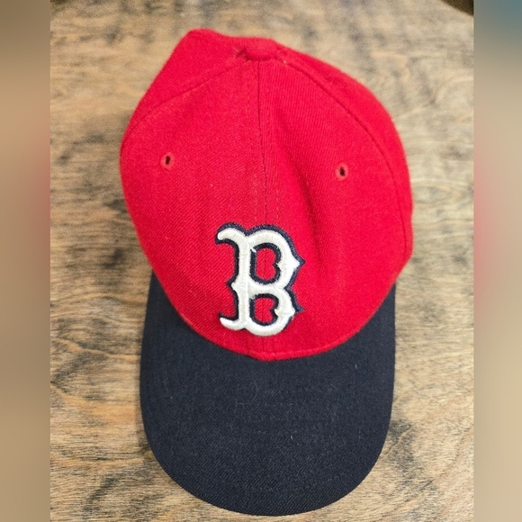 New Era Other - Vintage 100% Wool Boston Red Sox Ball Cap Hat Made In USA